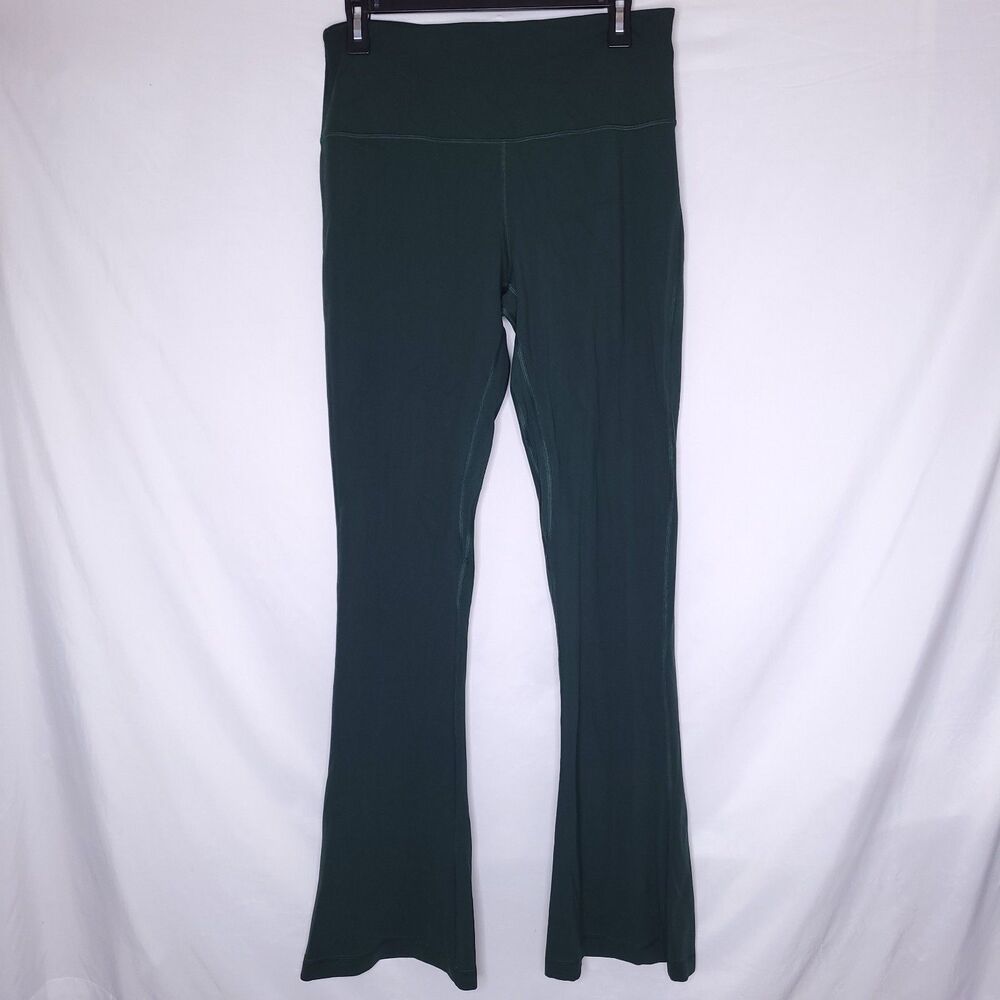 Women's Green Flared Pants